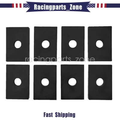 Fits 1947-1987 Chevy 3100 C10 GMC Truck Rubber Bed Mount Pad Kit 8pcs GM Truck Foto 1 de 4