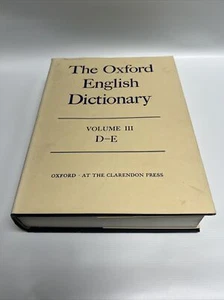 Oxford English Dictionary Corrected Reissue Volume III , D-E - Picture 1 of 3