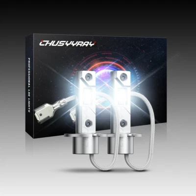 Для Infiniti I35 2002 2003 2004 2шт H3 светодиодные противотуманные фары лампы белый 6000K - Изображение 1 из 4