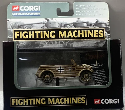 2002 Corgi Fighting Machines Kuebelwagon German Afrika Korps CS90080 VW Thing - Image 1 of 2