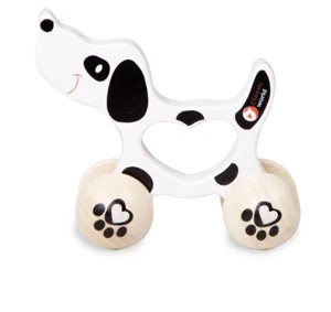 NUEVO CON ETIQUETAS Classic World DOGGY | Perro de empuje de madera bebé 10 meses + - Imagen 1 de 3