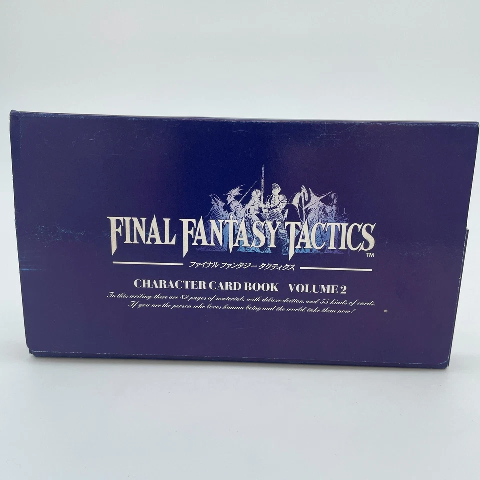 Libro de cartas de personajes de Final Fantasy Tactics Vol.1 inglés 1997 Foto 1 de 4