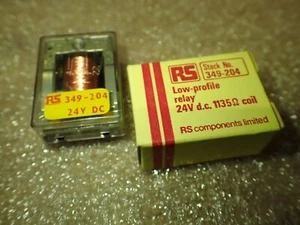 RELAY 24V 2A DPCO RS 349-204 BOXED NEW OLD STOCK UKINSTOCK ** 2 PER SALE** - Picture 1 of 4