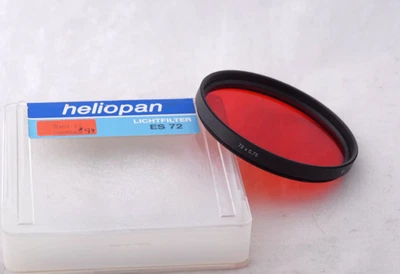 B60 to 72mm Adapter Ring + Heliopan 72mm Red Filter + Lens Cap - Image 1 of 4