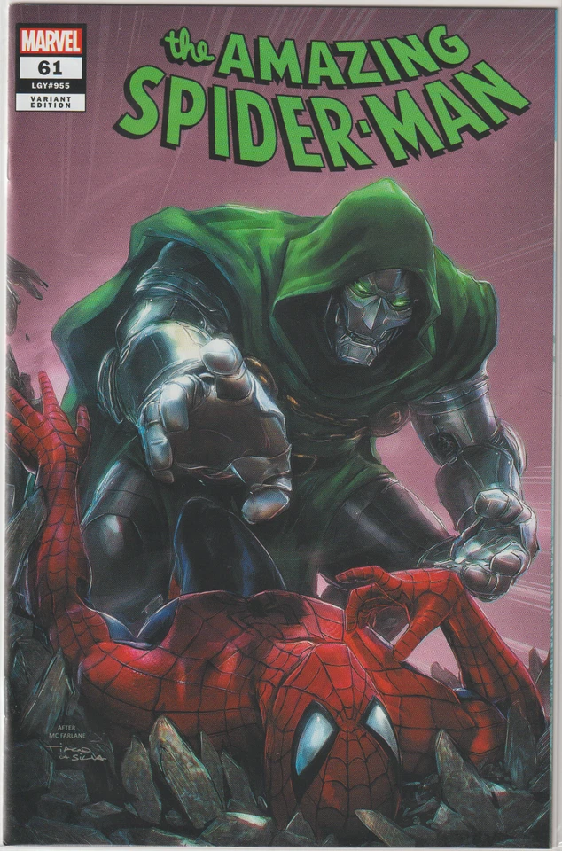 AMAZING SPIDER-MAN #61 616 TIAGO DA SILVA EXCLUSIVE VARIANT (2024) - Image 1 of 1