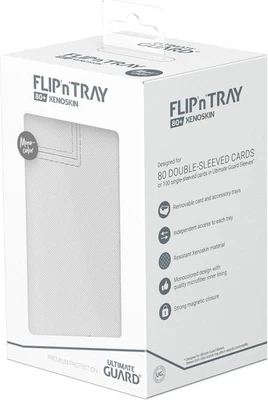 ULTIMATE GUARD TWIN FLIP n BANDEJA Blanco 80+ XENOSKIN MONOCOLOR MAZO ESTUCHE PARA CARTAS Foto 1 de 4