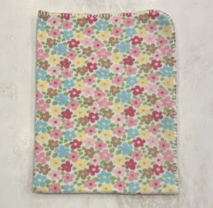 Circo Target Baby Blanket Fleece Flowers Pink Blue Green Yellow Security Lovey - Picture 1 of 10