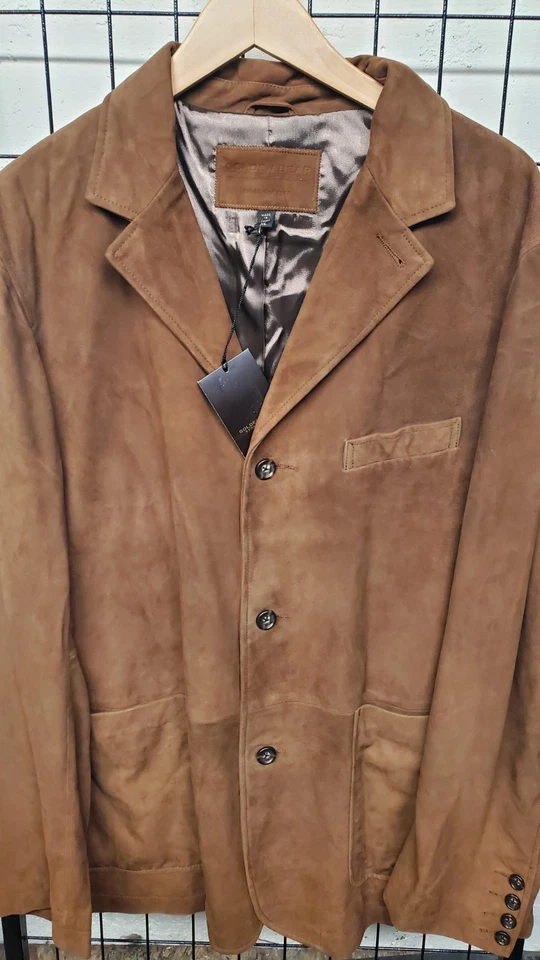 NUEVA Chaqueta de Cuero Gamuza Golden Bear Marca Talla XL NUEVA CON ETIQUETAS Foto 1 de 4