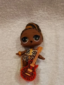 LOL Surprise! FIERCE Music REMIX Opening Act Rock Leopard L.O.L. Doll w/ Guitar - Picture 1 of 1