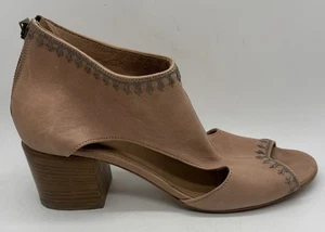 Sandalias Sundance Punto de Diferencia Tacón Apilado Punta Abierta Talla 41 EE. UU. 10 Rubor - Imagen 1 de 10