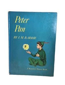 1957 Peter Pan Hardcover By J.M Barrie Random House Book Vintage  - Imagen 1 de 22