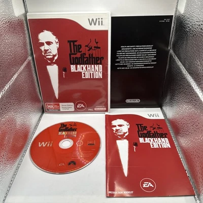 The Godfather Blackhand Edition • Nintendo Wii Game + Manual (2007) Complete AUS - Image 1 of 4