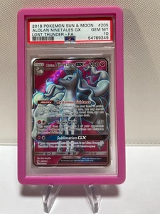 ALOLAN NINETALES GX - FULL ART #205 PSA 10 POKEMON SM LOST THUNDER 2018 - Bild 1 von 2