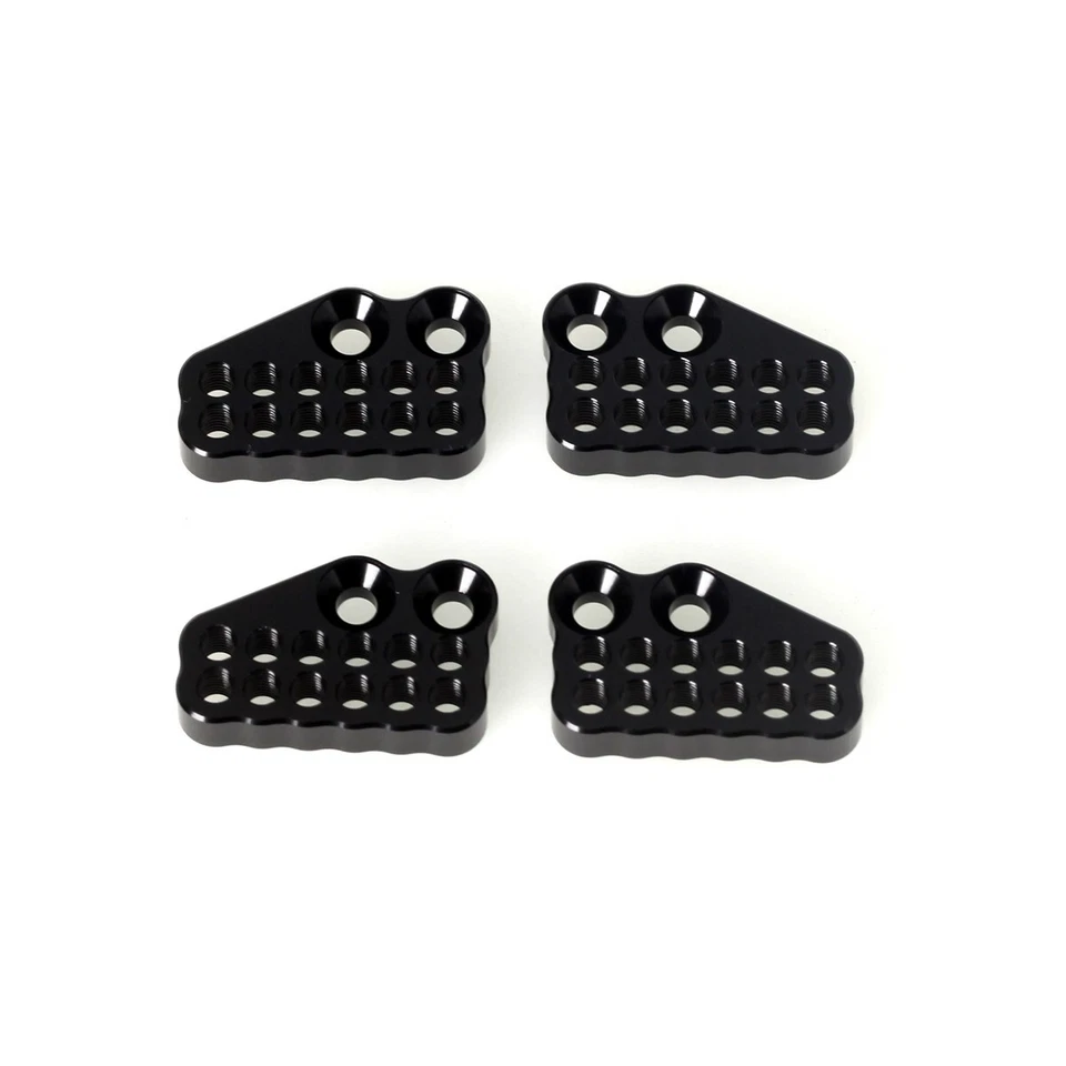 Soporte de torre de choque ajustable de aluminio sobre orugas LCX 1/10 RC para UTB10 Capra Foto 1 de 4