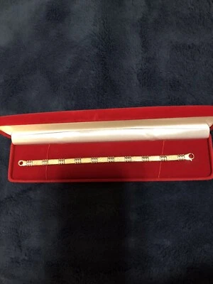 Stunning 10K  Gold Greek Key Bracelet - Image 1 of 4