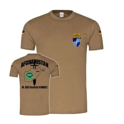 BW Tropen 18 EinsKtgt Kunduz Afghanistan Bundeswehr Einsatz Isaf T-Shirt#27885 - Bild 1 von 2