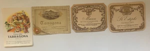Lot 2: 4 x Gebrüder Illert Vintage deutsche Weinprobe Etiketten - Bild 1 von 4