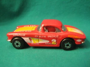 Vintage 1982 Matchbox 3" 1962 Red Corvette 454 RAT - Picture 1 of 9