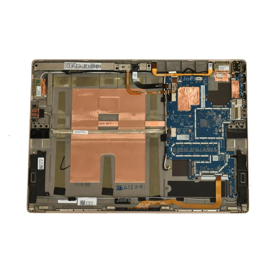 OEM Lenovo IdeaPad Miix 700-12ISK 80QL0020US Intel Core M7 CUBIERTA TRASERA PIEZAS DORADAS Foto 1 de 2