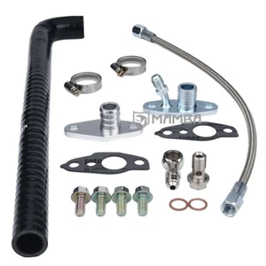 Kit de línea de alimentación y retorno de aceite turbo para Toyota Land Cruiser HJ61 12HT con CT26 TW - Imagen 1 de 4