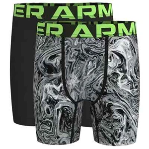 Under Armour L10716 Kids Black Liquid 2-Pack Boxer Set Size XL - Picture 1 of 1