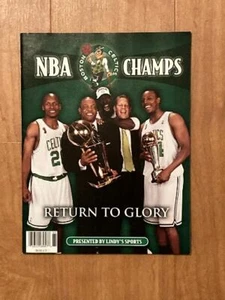 2008 Boston Celtics NBA Champions Return to Glory Magazine Great Condition! - Picture 1 of 3