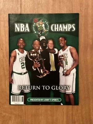 Boston Celtics NBA Champions 2008 revista Return to Glory ¡Excelente estado! Foto 1 de 3