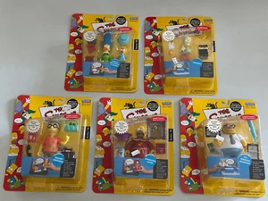 The Simpsons Set of (5) Series 10 Figures Marvin Homer Smithers Marge Playmates - Picture 1 of 24