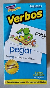 Trend Enterprises Verbos (Spanish Action Words) Skill Drill Flash Cards - Picture 1 of 12