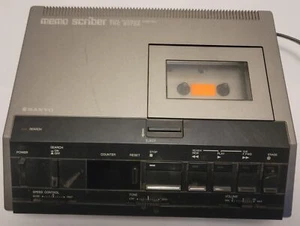 Sanyo TRC 8070A Memo Scriber Portable Cassette Recorder - Picture 1 of 11