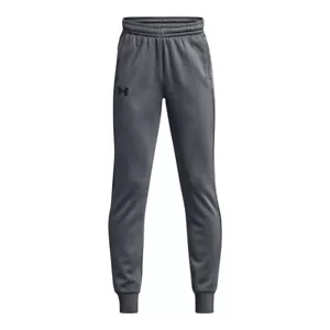 Under Armour Boys ArmourFleece Jogger, (012) Pitch Gray / / Black, Youth Small - Picture 1 of 2