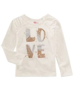 Epic Threads Little Girls Long-Sleeve Love T-Shirt - Picture 1 of 3