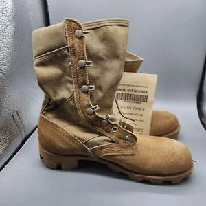 Combat Boots Military Issued Hot Weather Type II Leather Womens UK5.5XN US8.5XN - Picture 1 of 10