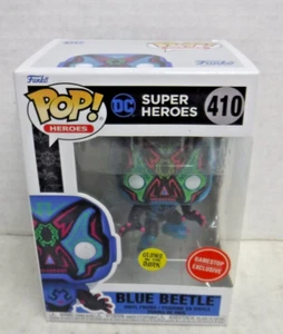 Funko Pop! Figura de vinilo exclusiva Blue Beetle DC #410 030624AST4 - Imagen 1 de 2