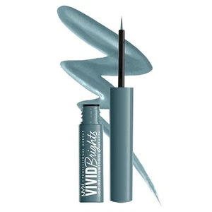 NYX PROFESSIONAL MAKEUP Vivid Brights Liquid Eyeliner Liner - 01 Cyan Simp - Picture 1 of 5