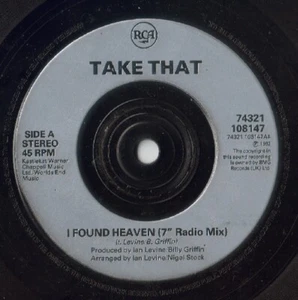 Take That - I Found Heaven - Used Vinyl Record 7” Single - Picture 1 of 2