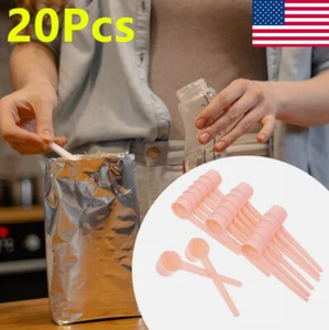 20Pcs Pink Plastic Milk Powder Scoop Spoons Espresso Measuring Spoon Child Baby - Picture 1 of 17