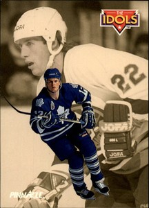 1992-93 Pinnacle Hockey Card #245 Rob Pearson IDOL/(Mike Bossy)
