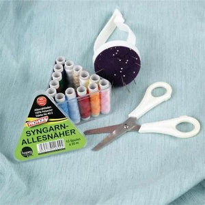 Nähgarnbox (0,60 EUR/ 100 m) 15 Spulen Nähgarn à 30m vers. Farben Allesnäher - Bild 1 von 8