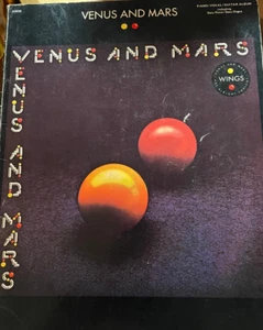 PAUL MCCARTNEY & WINGS Venus And Mars Songbook 1975 MUSIC LYRICS Piano/Vocal - Picture 1 of 5