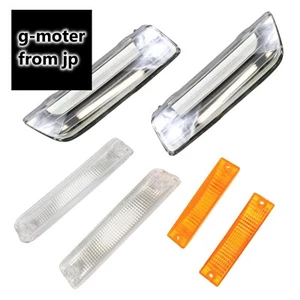 GENUINE MAZDA RX-7 FC3S 3C 89-92 Turn Signal Light Clear Lens & Side Marker SET - Picture 1 of 1