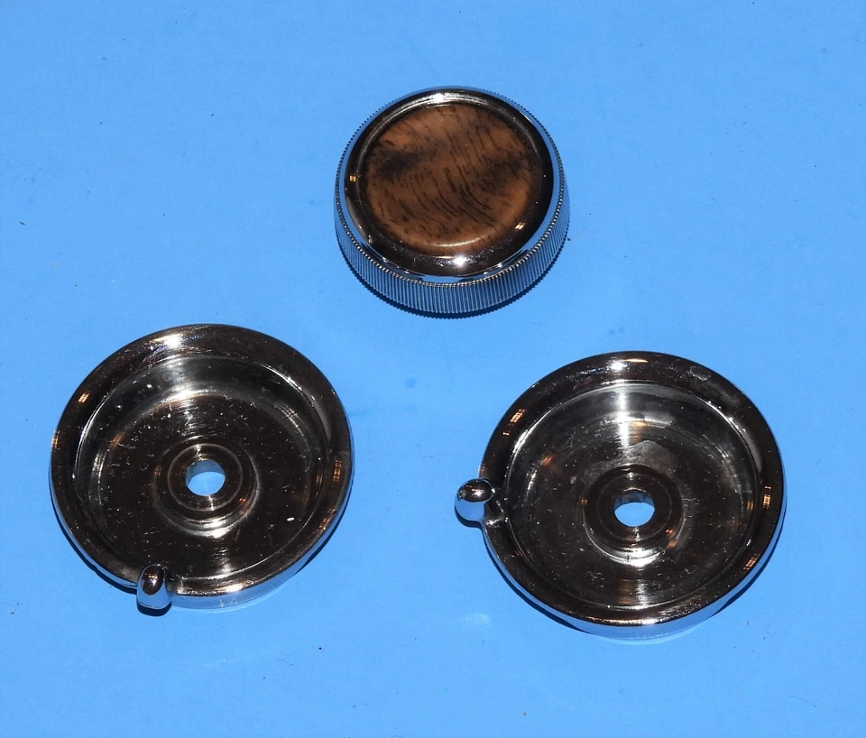 1969 1970 CADILLAC ELDORADO DEVILLE FLEETWOOD CALAIS OEM RADIO KNOBS - 3pcs. - Image 1 of 3