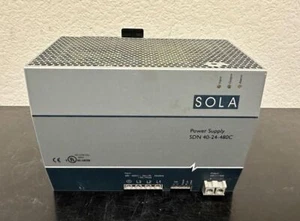 EMERSON SDN 40-24-480C Power Supply 40A 24V Input: 380-480 AC Output: 24 DC 3-Ph - Picture 1 of 3