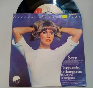 OLIVIA NEWTON JOHN - Sam / Te Apuesto Un Canguro (1977 MEXICO 7" 45) Pop ROCK - Picture 1 of 6