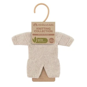 Miniland Doll Clothes Knitted Pajamas Linen 21cm 31600 - Picture 1 of 2