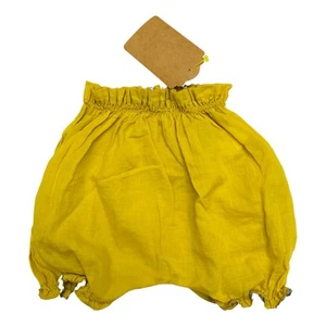 G05-Makie, 3-6M, cotton short (3-6 Months,Mustard/Gray Trim Bubble) - Picture 1 of 2