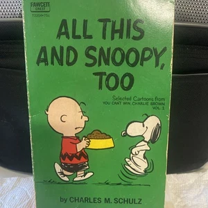 All This And Snoopy, Too Peanuts Paperback Book Charles M. Schulz 1962 Vintage - Picture 1 of 3