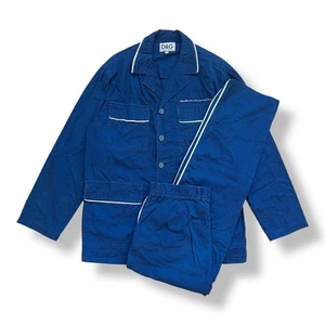 Rare Dolce & Gabanna Vintage Suit & Worksuit Avant-Gatde Men’s Blue Size XL - Picture 1 of 24