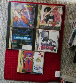 Lot of 5 Import Sega Saturn Games  Dragonball Z Butoden