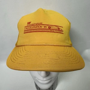 De colección White-Westinghouse Indycar Coche de Carreras Malla Snapback Gorra Camionero Sombrero Cuerda - Imagen 1 de 12